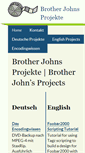 Mobile Screenshot of brother-john.net